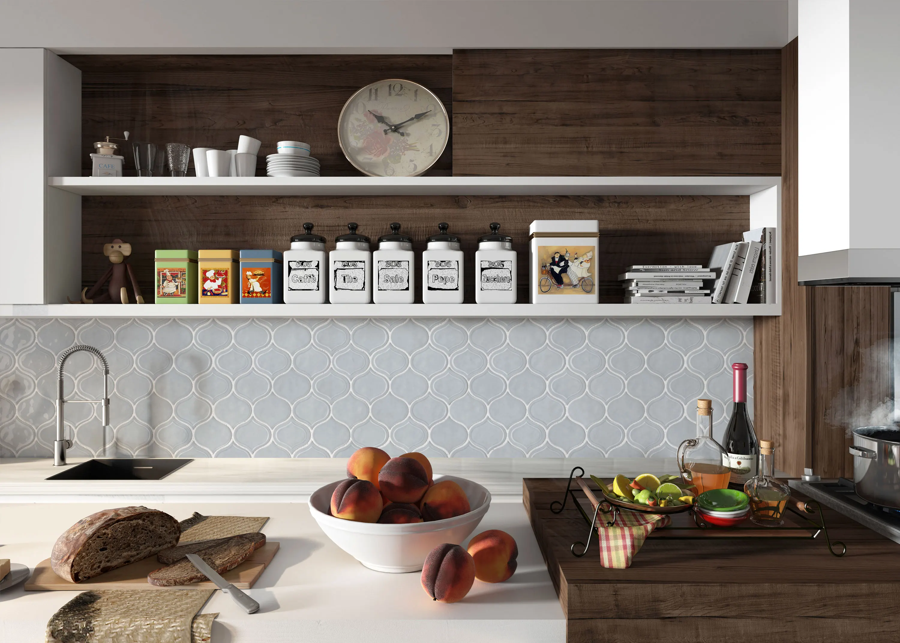 Art Kitchen Wall Tiles Crystal Glass Mosaic