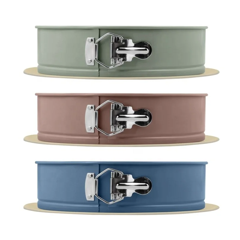 Кастрюля для торта из углеродистой стали с защитой от протечек, 4 дюйма, 7 дюймов, 10 дюймов