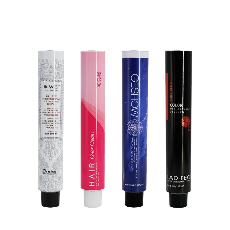 Wholesale Support Oem Aluminum Tubes Cosmetic Cream Cosmetic Cream Packaging Tube