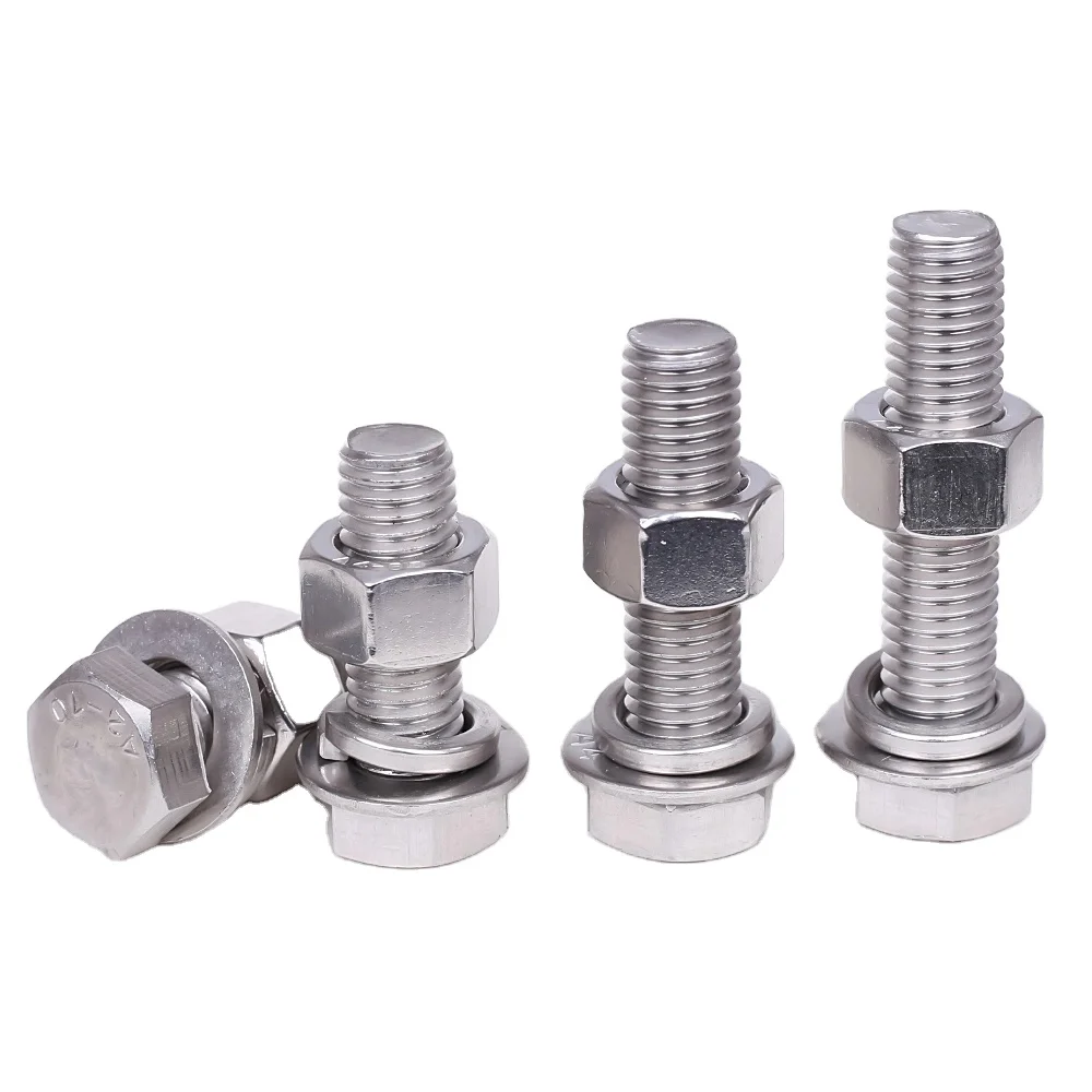 DIN933 Stainless Steel A2 A4 Hex Bolt Hexagon Head Bolts