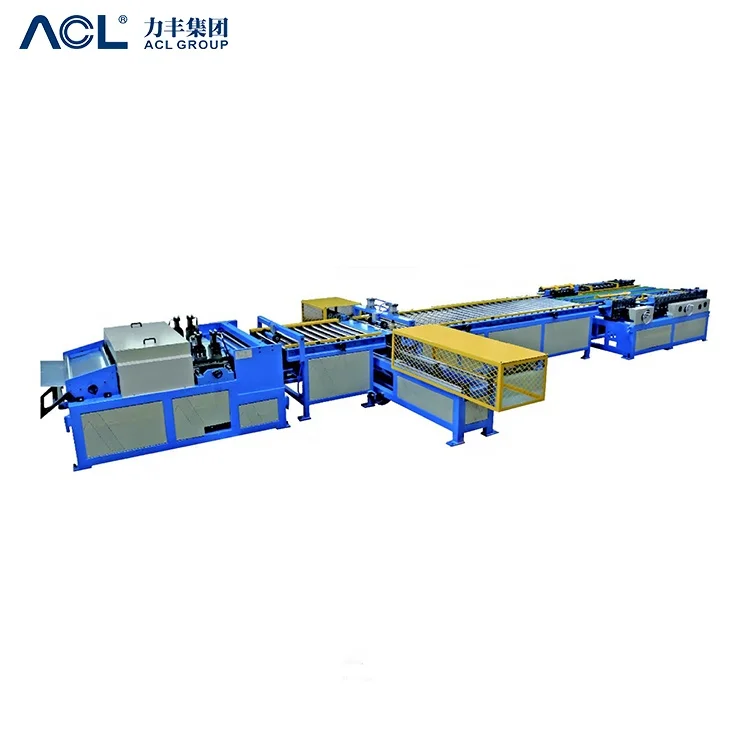 High performance rectangular duct forming air duct making machine production for metal cable duct