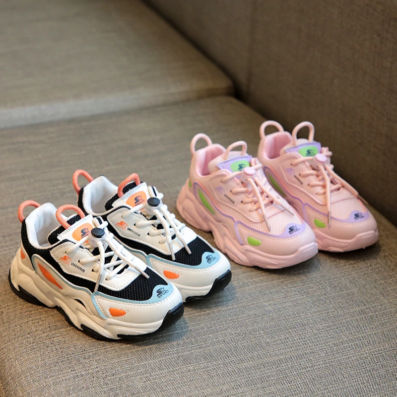  New Zapatos Breathable Mesh High Quality PU soft Phylon Outsole Children Footwear Kids Casual