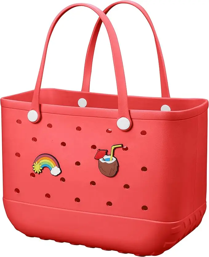 2024 New Product Tote Bag Simple South Eva Beach Bag High Quality Silicone Big Beach Bag