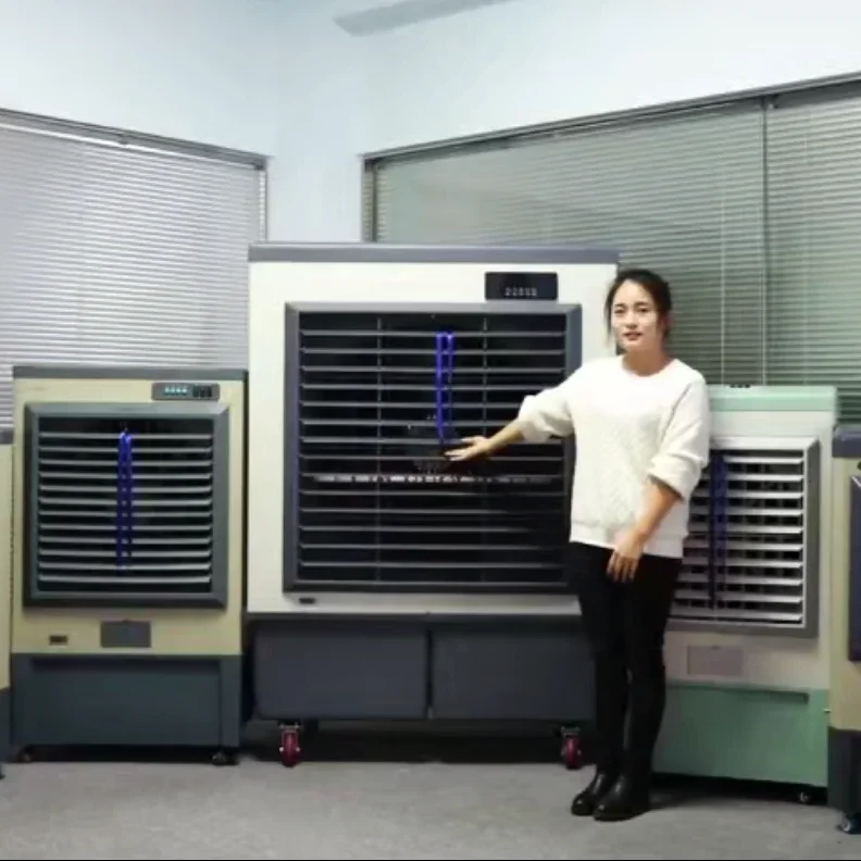 230L Big Water Tank Air Cooler Commercial Industrial 800W Evaporative Portable Air Cooler Fan