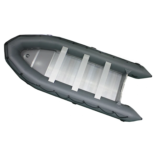 18ft A550 CE PVC/Hypalon Inflatable Boat With Aluminum Floor For Fishing
