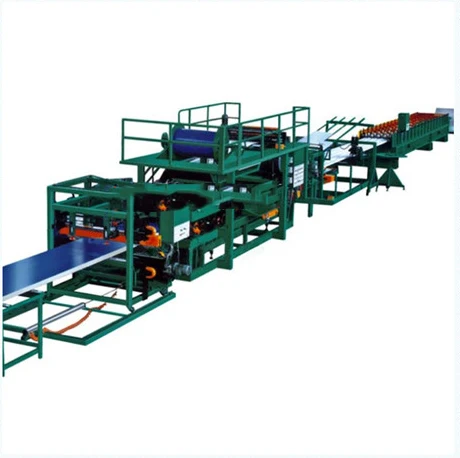 eps glass fiber wool machinery multi-functional  line sandwich panel production machine