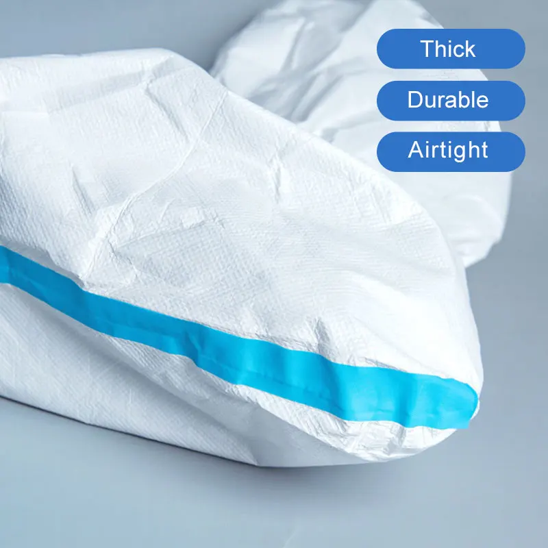 Hot sale 1pair durable waterproof boot covers thick plastic disposable rain shoe covers high-top boot