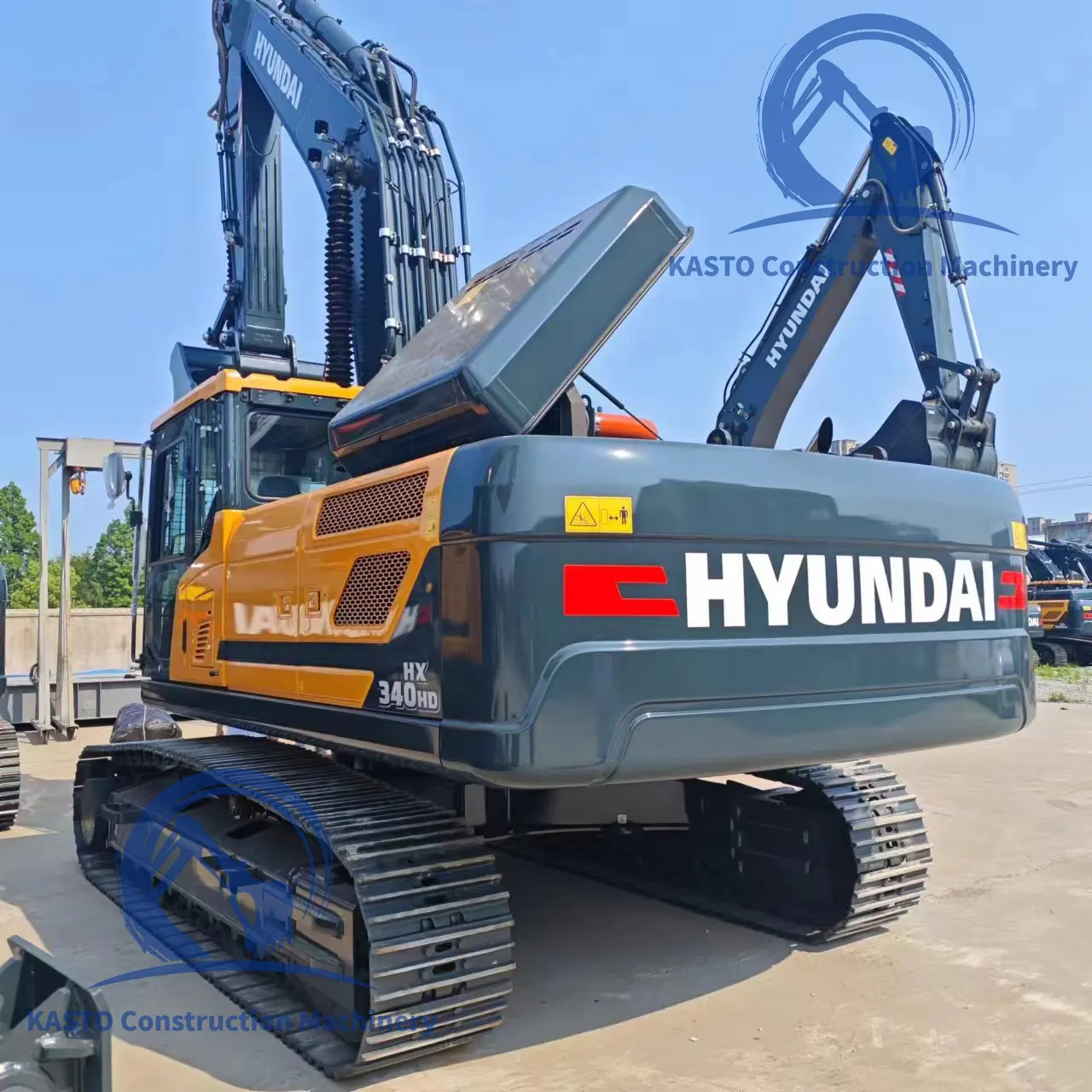 Hyundai 340 HD excavators Crawler excavator Digger 34ton 33ton 35ton Original paint earthmoving machine Hyundai for Sale