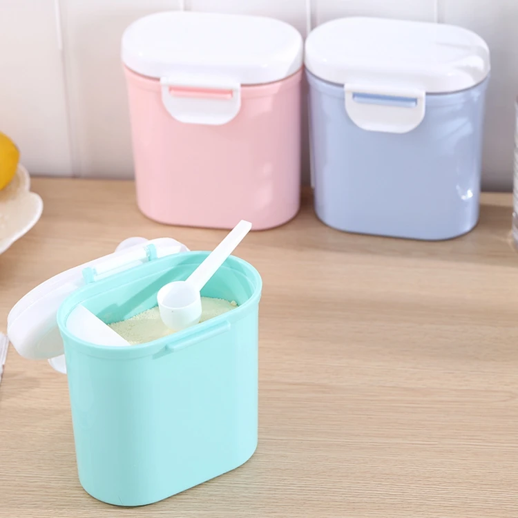 Portable Toddler Snacks Container Formula Milk Powder Dispenser Baby Essential Feeding Boxes Food Storage Box