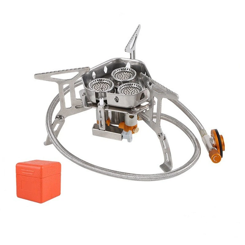JWQ-040 Outdoor folding 3 burner camping gas stove Portable mini small gas stove