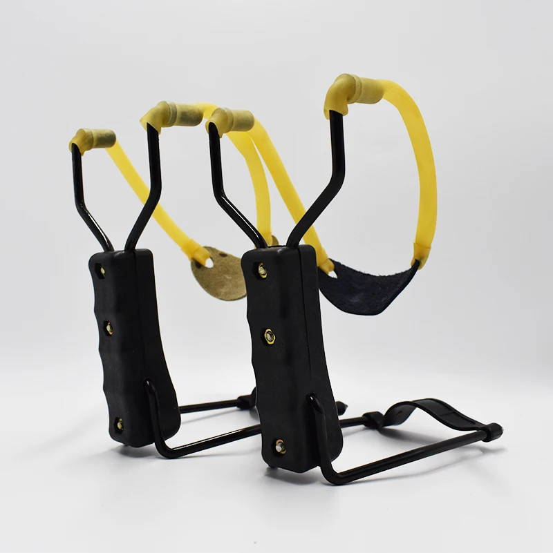 Folding slingshot shooting hunting slingshot with wrist rest