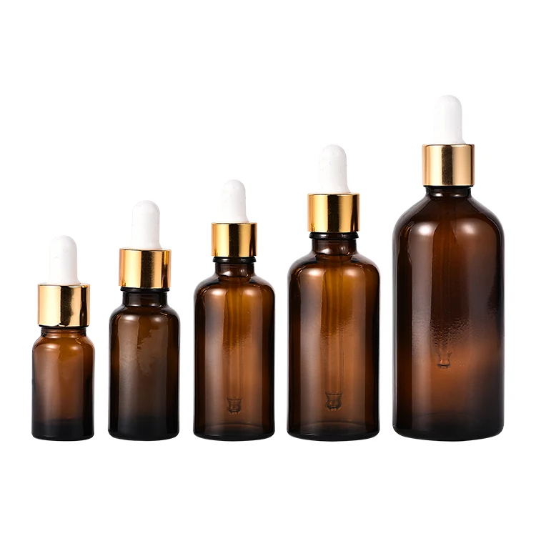  Wholesale Blue Serum Glass Essential Oil Dropper Bottles