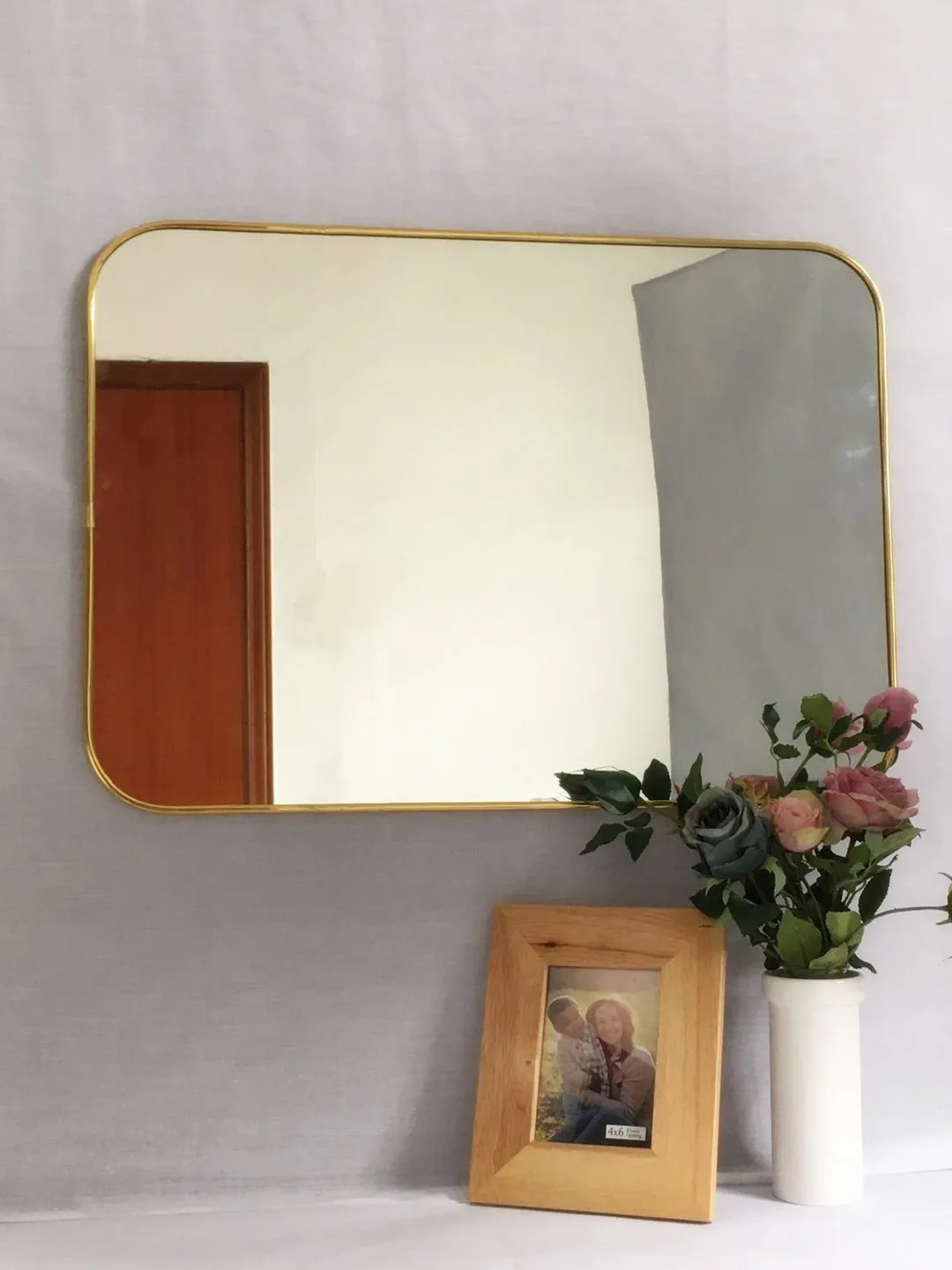 Cheap Modern Beauty Decorative Large Round Glass Hanging Wall Mounted Mirror