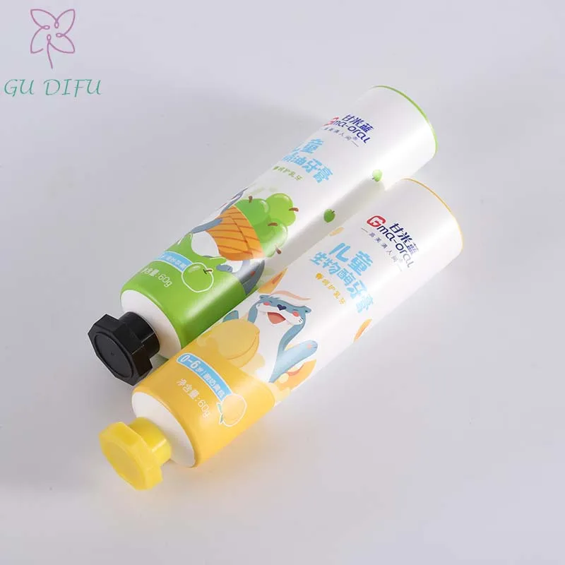 Custom Printing Logo PBL Plastic Tube Toothpaste Tube Squeeze Empty Tube Packaging 100g105g110g115g120g