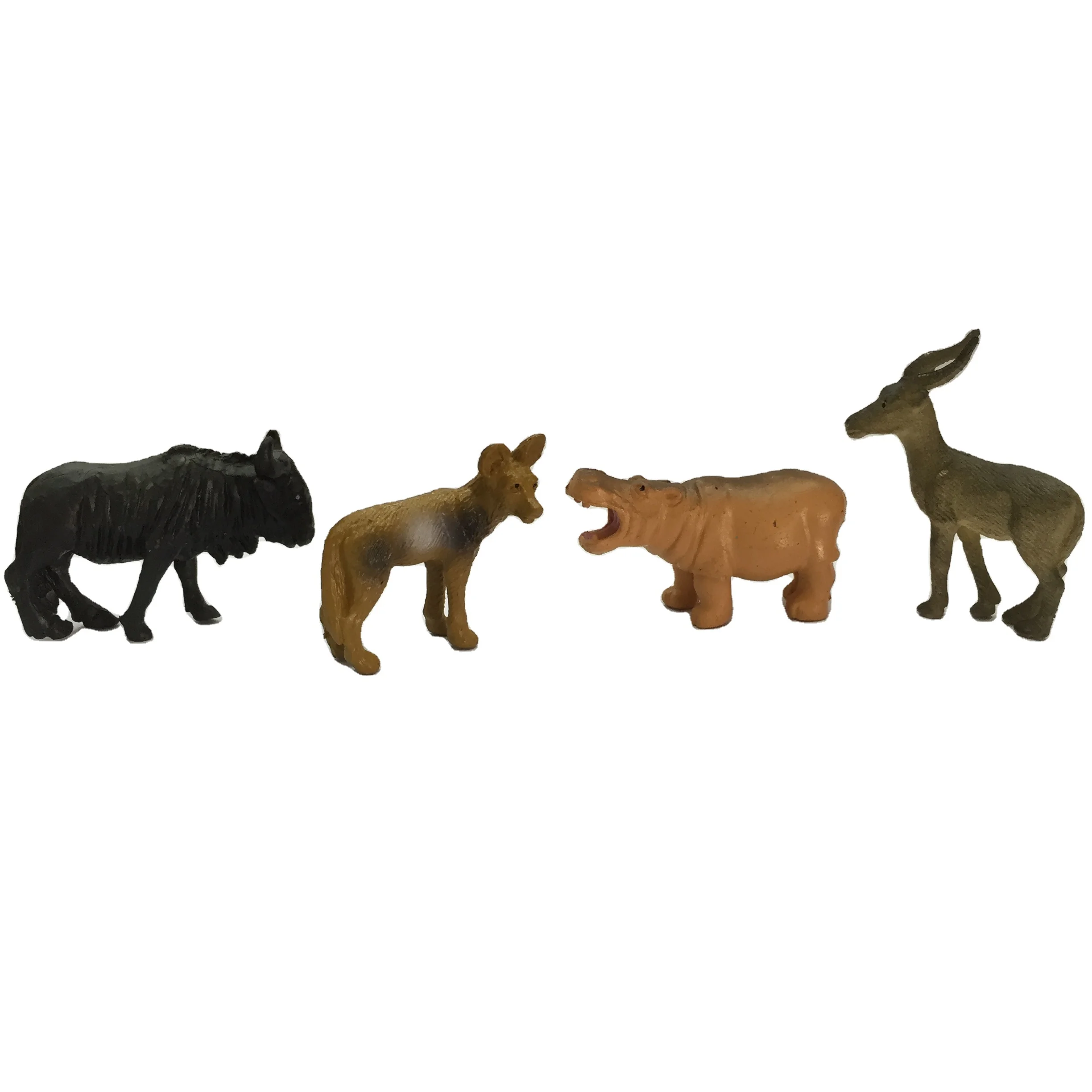 Jungle Zoo figures Plastic Wild Animal Toys Solid Figures