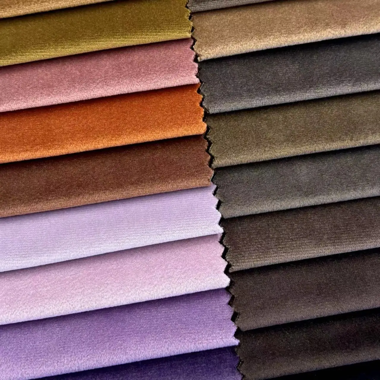 Upholstery Fabric 100Polyester Plain Velvet Luxury Fabric Sets Living Room Furniture Sofas Dubai Velvet Holland Fabric
