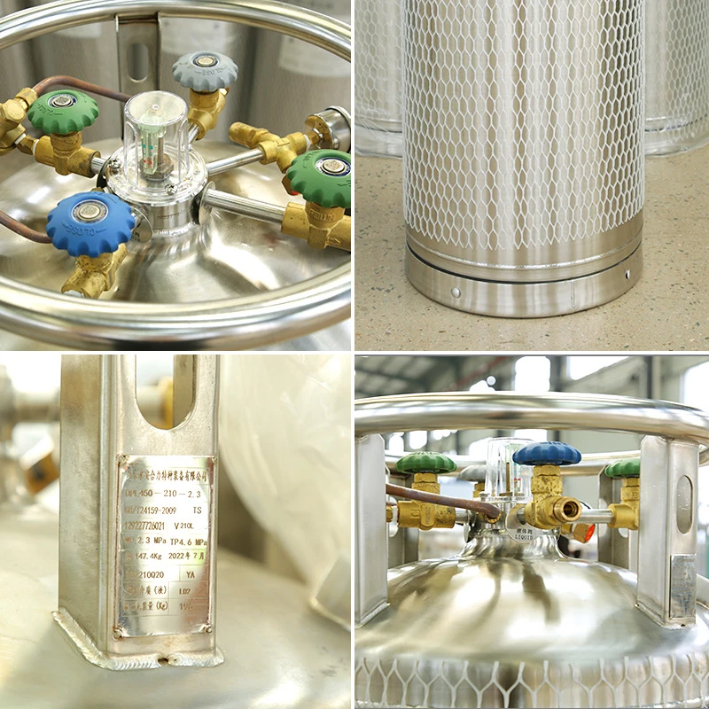 DPL450-175 High Quality Underground Medical Cryogenic Equipment New Cryogenic Liquid Oxygen Dewar Cylinder Pump Pressure Vessel