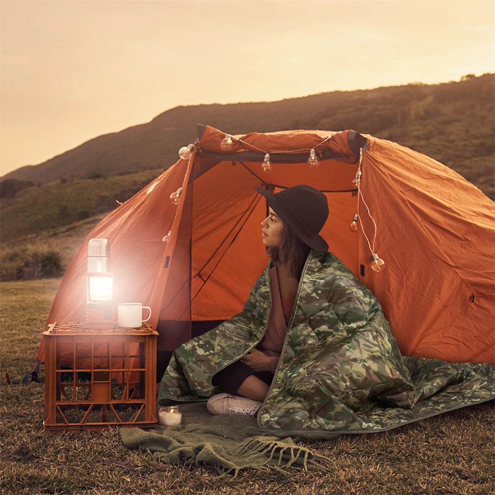 TRONYOND Camo Camping Blanket Puffy Quality Wholesale New Arrival Camp Tent Wool Waterproof