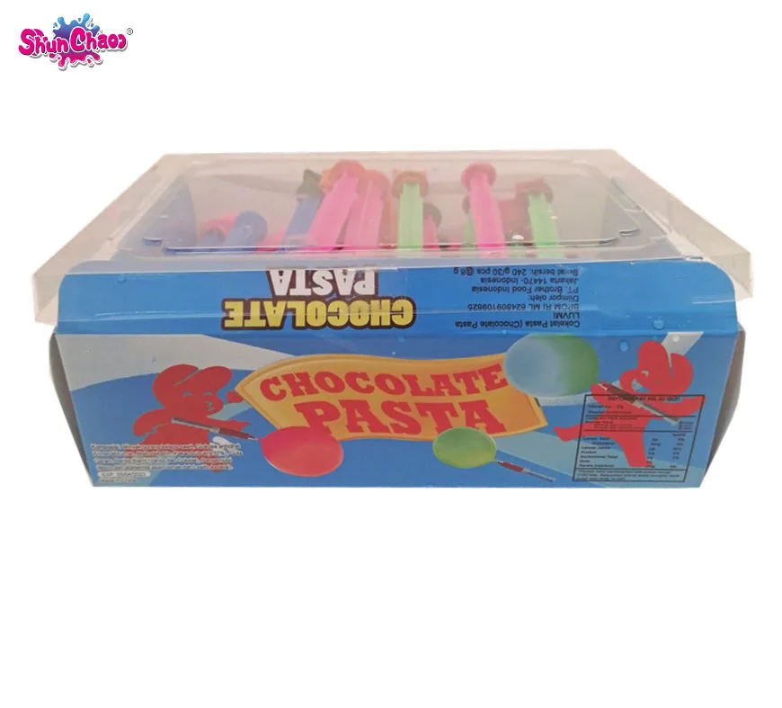 Novelty Creative Sweets And Chocolates Candy Injection Needle Shaped  With Balloon Toy