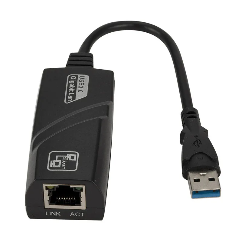 USB 30 wired Network LAN 10/100/1000 Mbps PC computer USD 3.0 to RJ45 Gigabit Ethernet Adapter