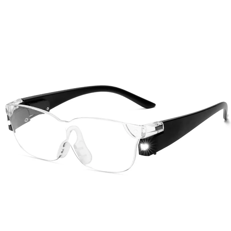 TV 160% Magnification glass led battery candle 10x magnifying glass prices smart zoom reading glasses