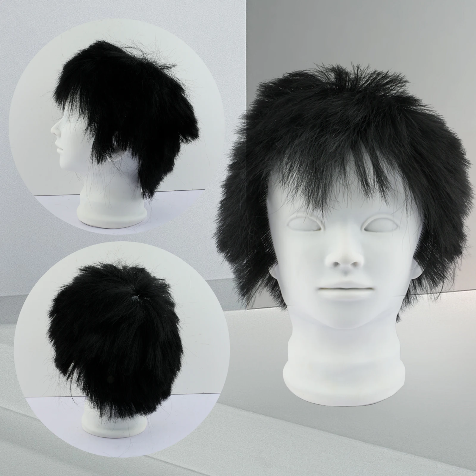 Fashion Magic Teaching Head Hot Sale Black 100% Real Human Hair Dummy Learning Head Mannequin Training Head For Salon Practice