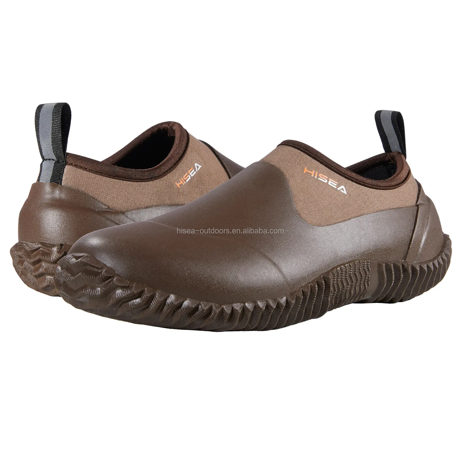 
HISEA Ankle Waterproof Rubber Garden Shoes Rain Boots Mud Muck Slip-On Shoes 