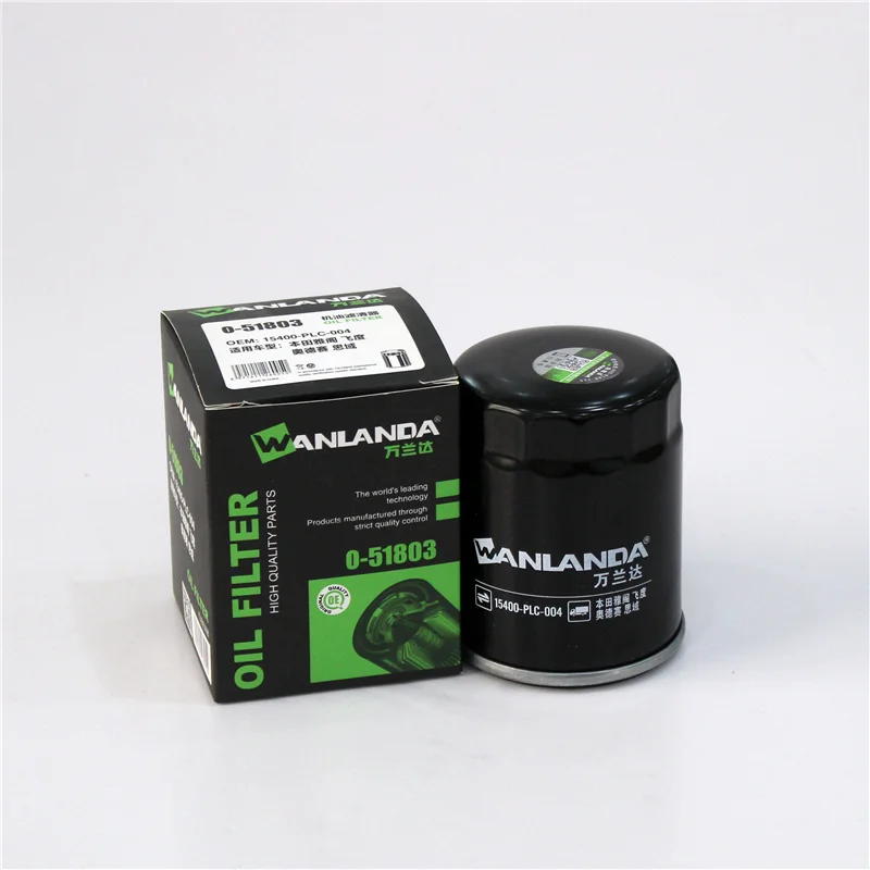 Hot selling  WANLANDA BRAND car  oil filter OE NO.15400-PLC-004 for Honda
