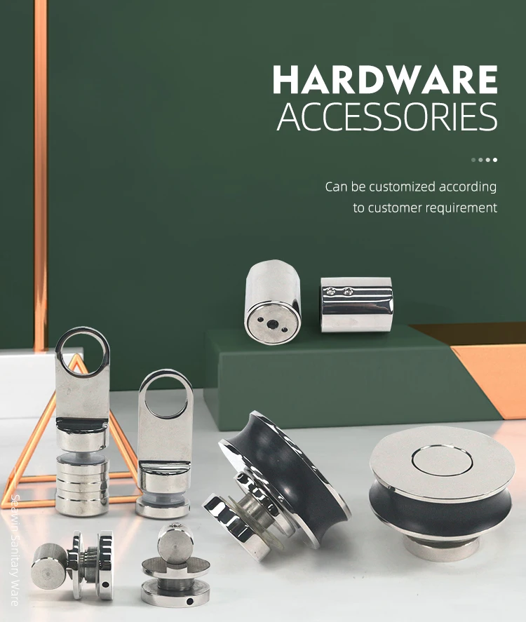 Bathroom Design Frameless Shower Glass Door Tempered Glass Sliding Shower Room