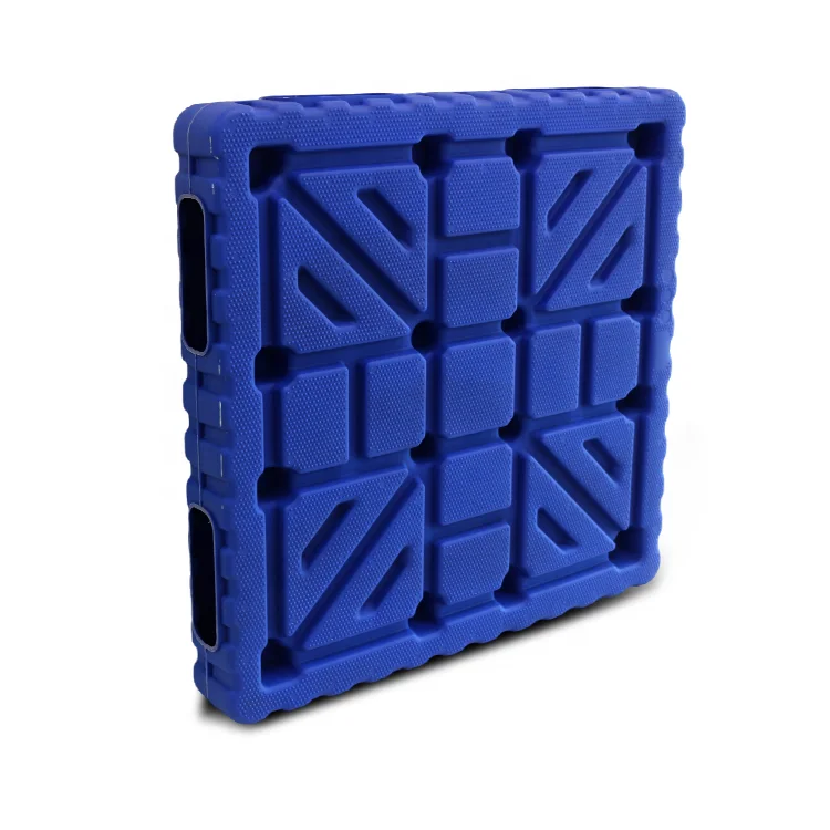 China manufacturer for storage usage heavy duty euro pallet hdpe pallet two-sided blow molding plastic pallets