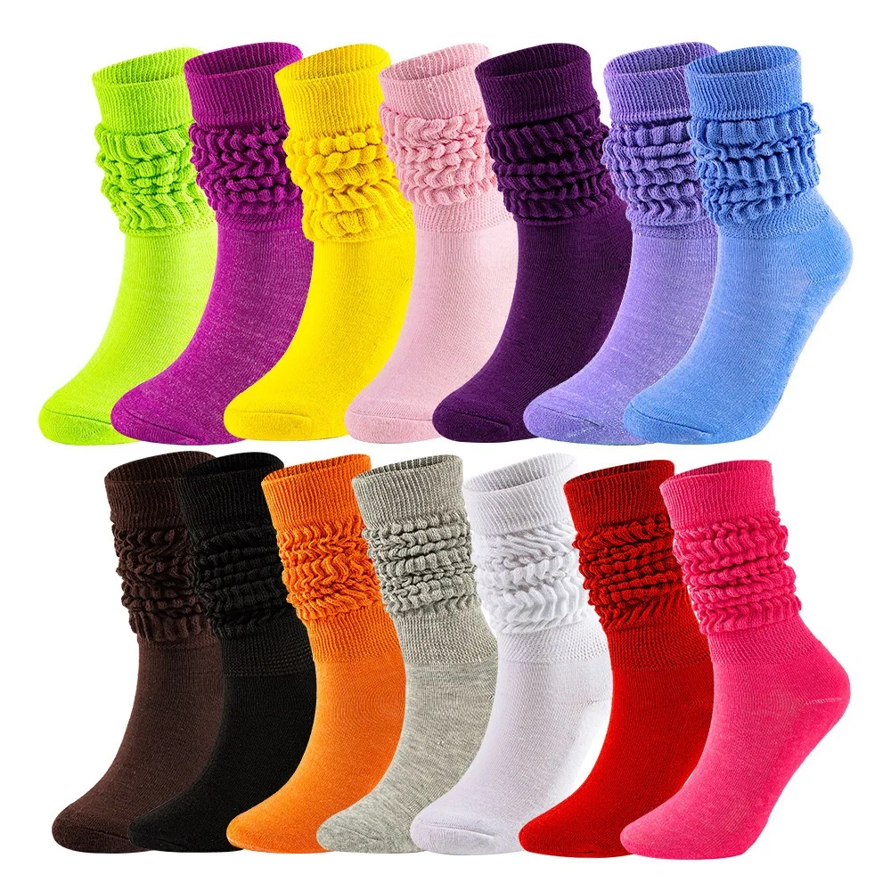 Quentin custom scrunch socks women with grip custom slouch socks for women with grip logo high quality