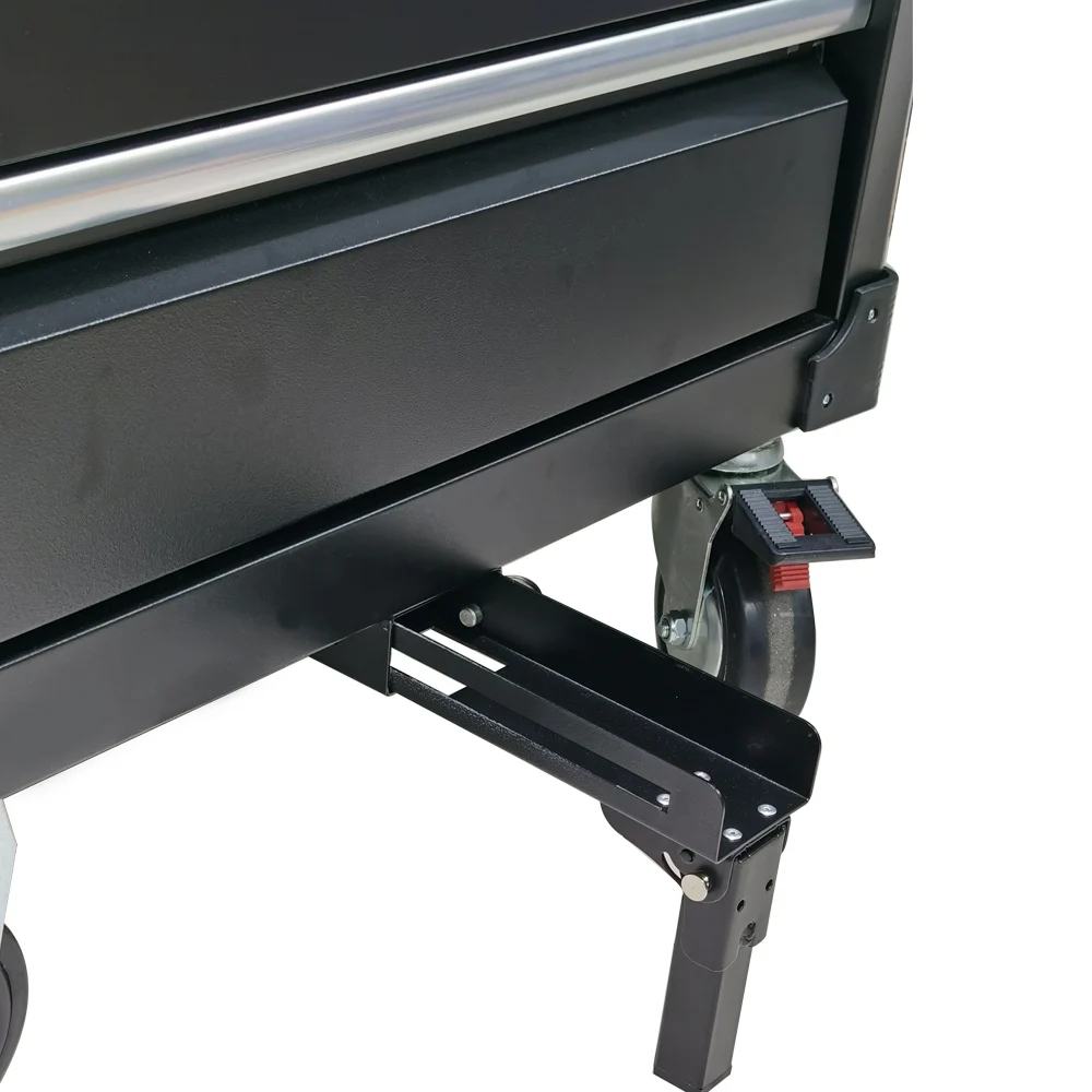 Winmax Профессиональный heavy duty двухсторонняя открытая тележка для инструментов 6 ящиков с замком прокатки