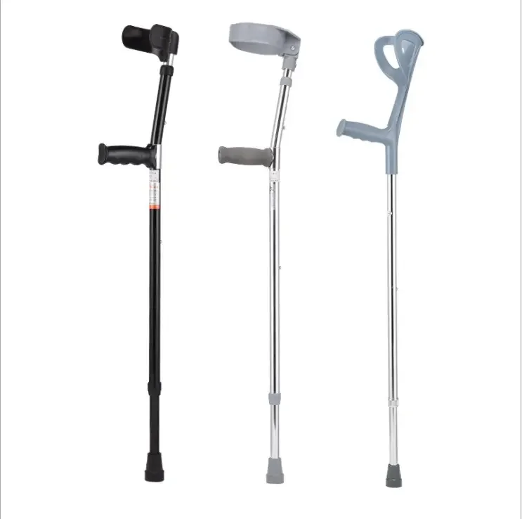 Height Adjustable patient used elbow walking stick cane telescoping walking canes
