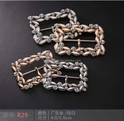 Factory Supply Custom Resin Belt Buckle Leather Belt Technic Customized Style Pin Rhinestone Design Material Plating In stock