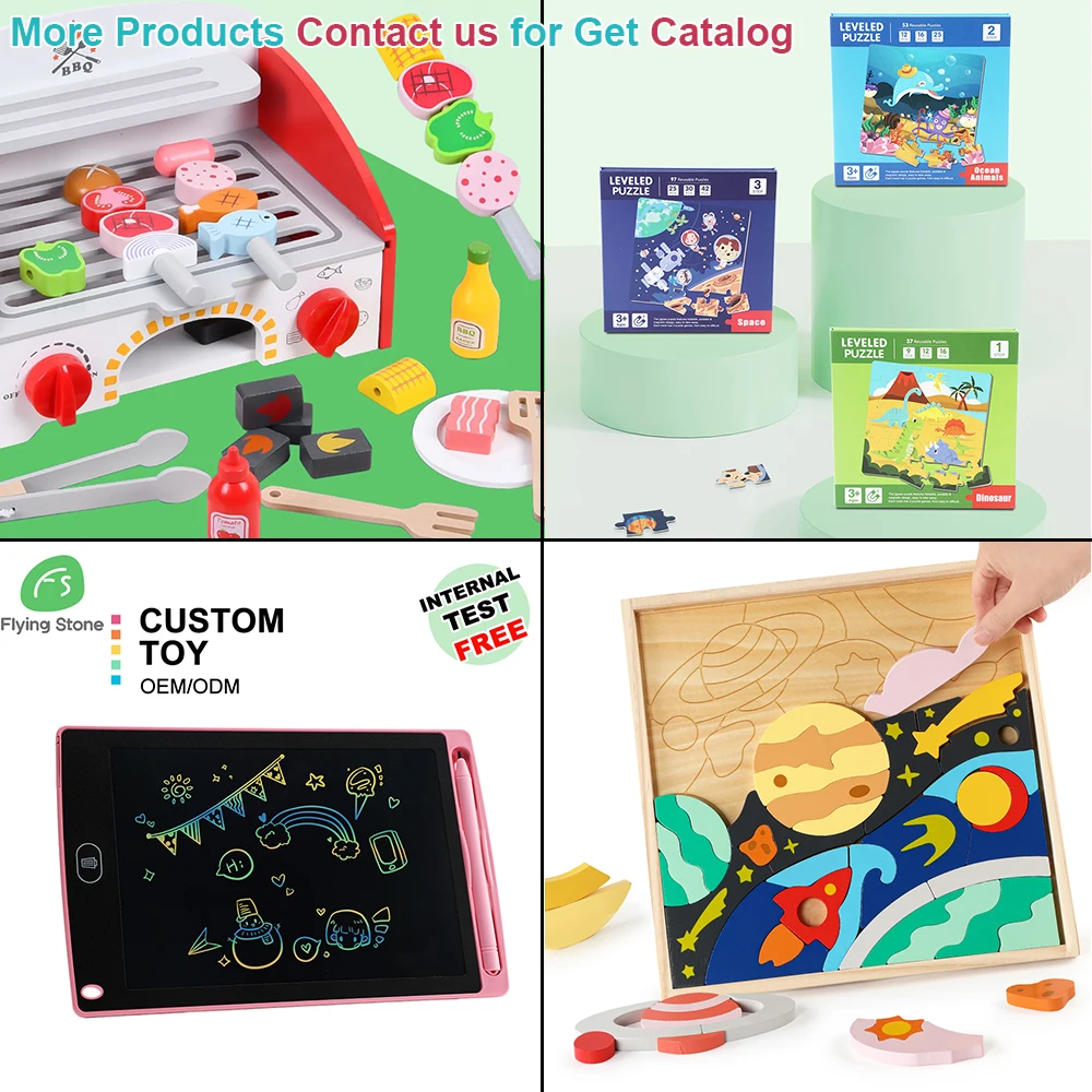 Baby Solid Wooden Log Color Rabbit Bear Mini Hand Holding Pushing Grip Inertial Trolley Kid Early Car Other Educational Toy