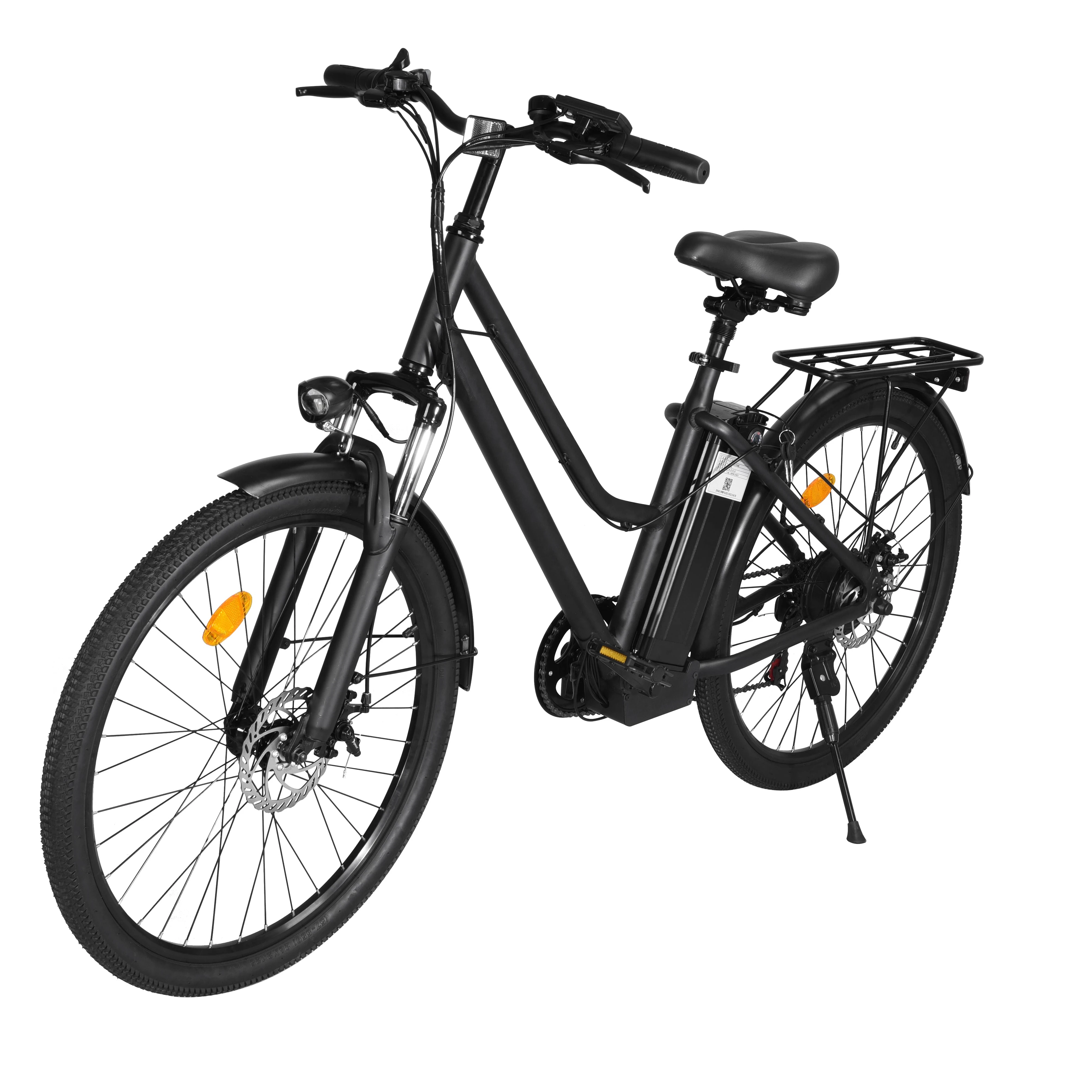 EZREAL EU Warehouse Stock Cheap 350W Rear Motor City Commuter Electric Bike 7 Speeds E Bicycle Ebike