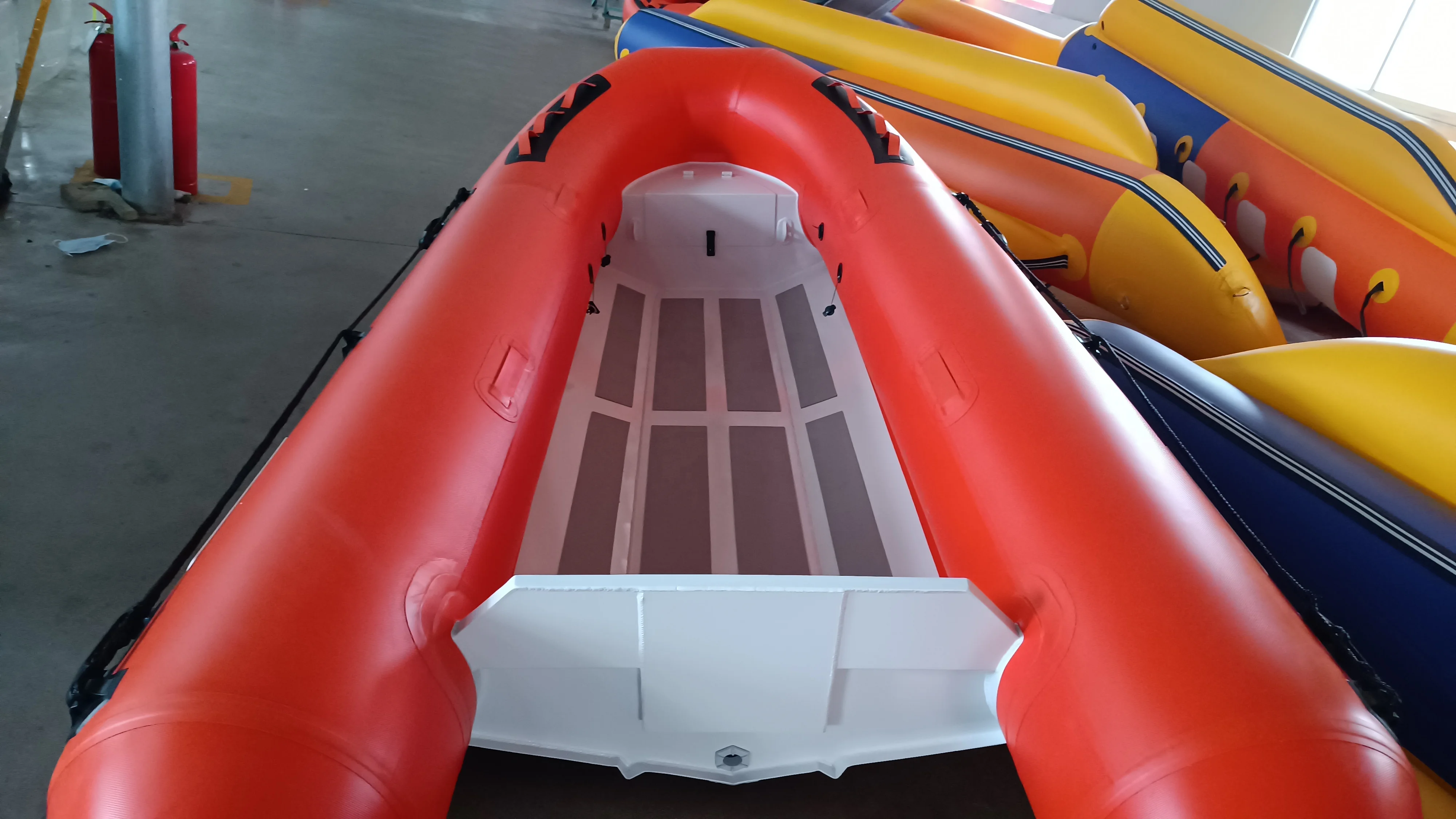aluminum hull inflatable rib dinghy boat