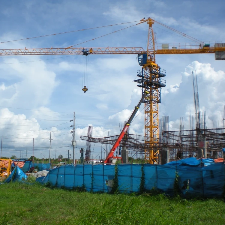 QTZ40A(4708) China New Small Topless Construction Flattop Tower Crane Machine Flat Top Building Tower Cranes Price