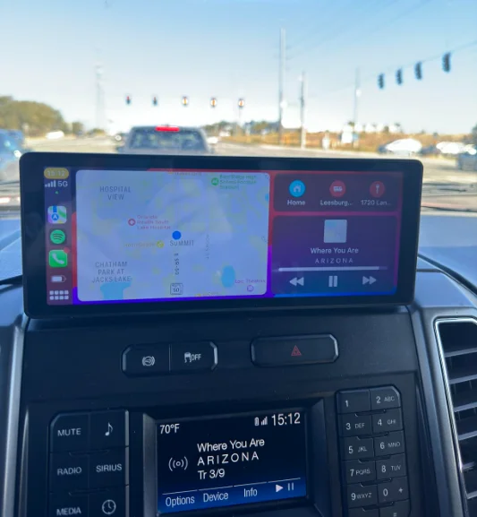 Newest Portable for Carplay Android Auto 10.26 Inch Wireless Air Play Mirror Link/TF Card/USB/AUX Stereo Car Radio