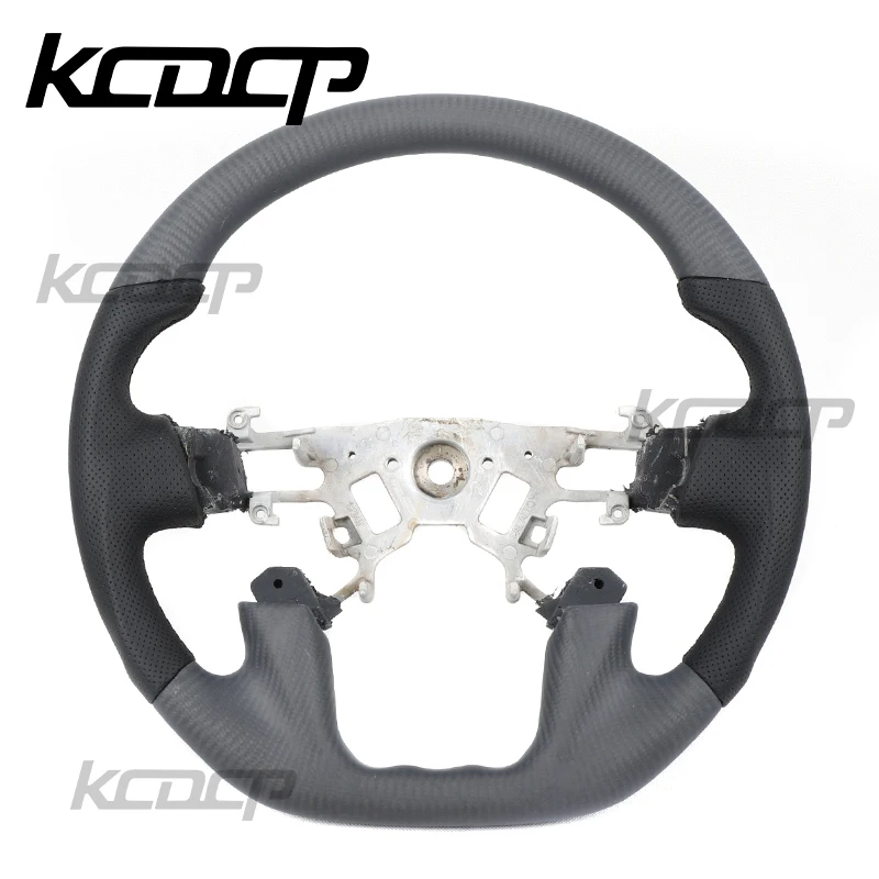 Customize Carbon Fiber Steering Wheel For Nissan Patrol Armada Y62 Y61  LED Steering Wheel