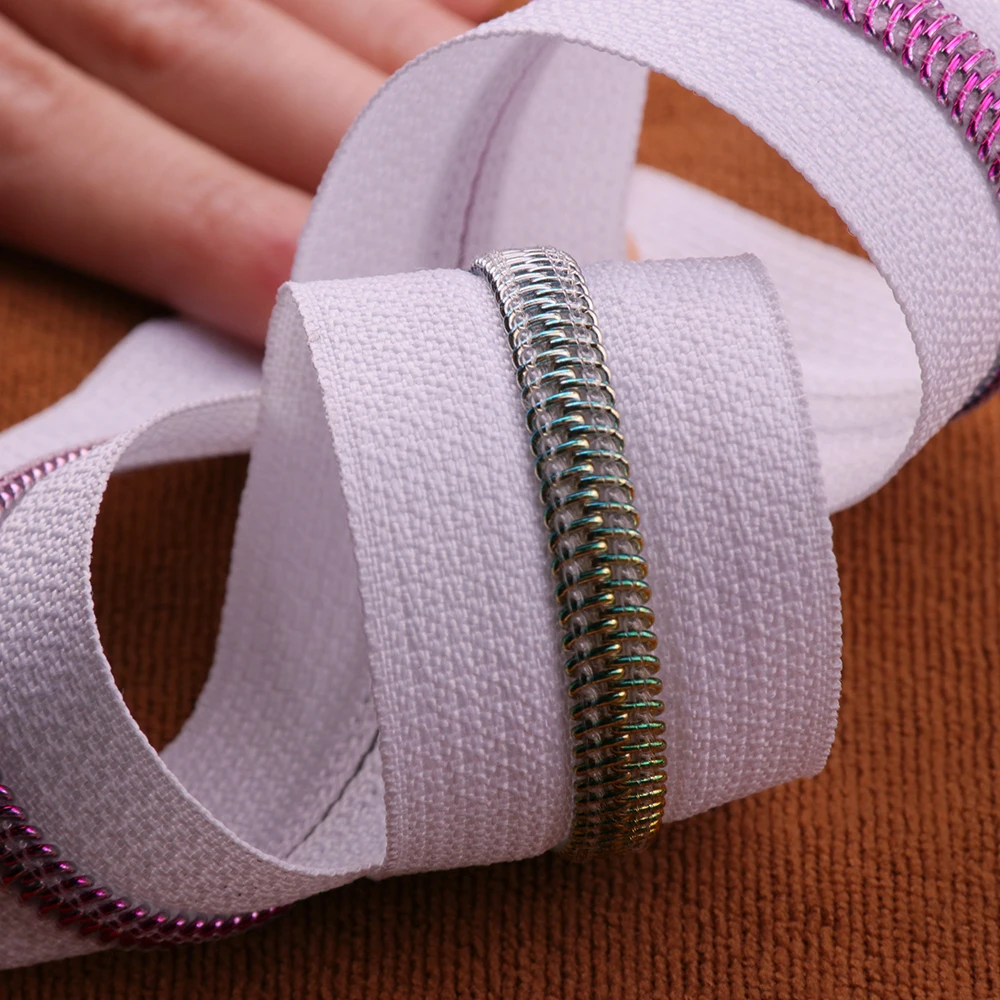  China Factory Promotion Top Quality Seller Zipper Rainbow Nylon
