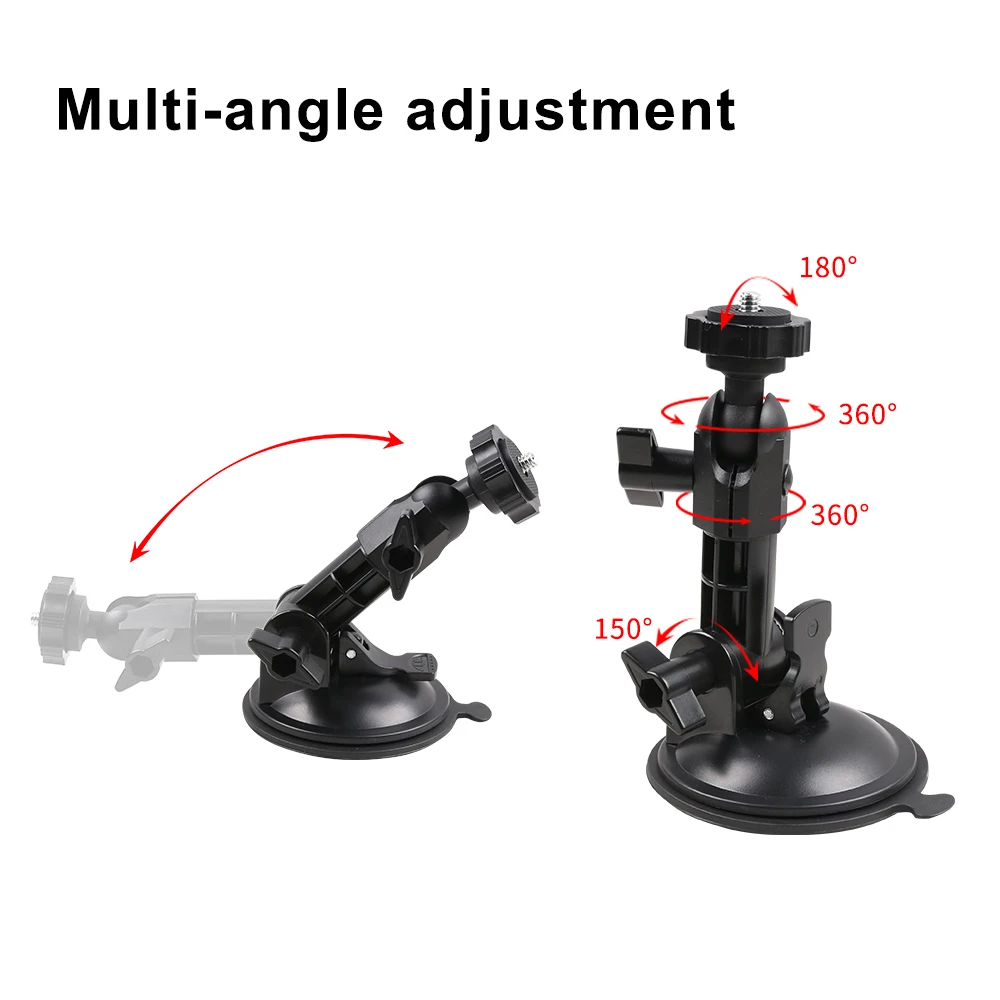 SUREWO GoPro Accessories Powerful Suction Cup Mount Compatible with GoPro Hero 8 7 Black 6/5/4 DJI Osmo Action and More