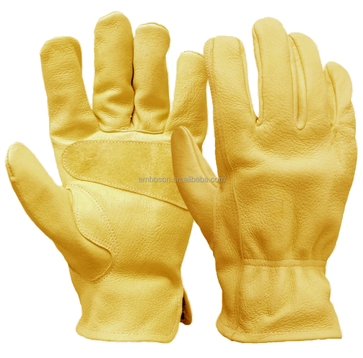 Anti Slip Cut Resistant Leather Mechanic Gloves Safety Anti-Vibration Industrial Work Gloves