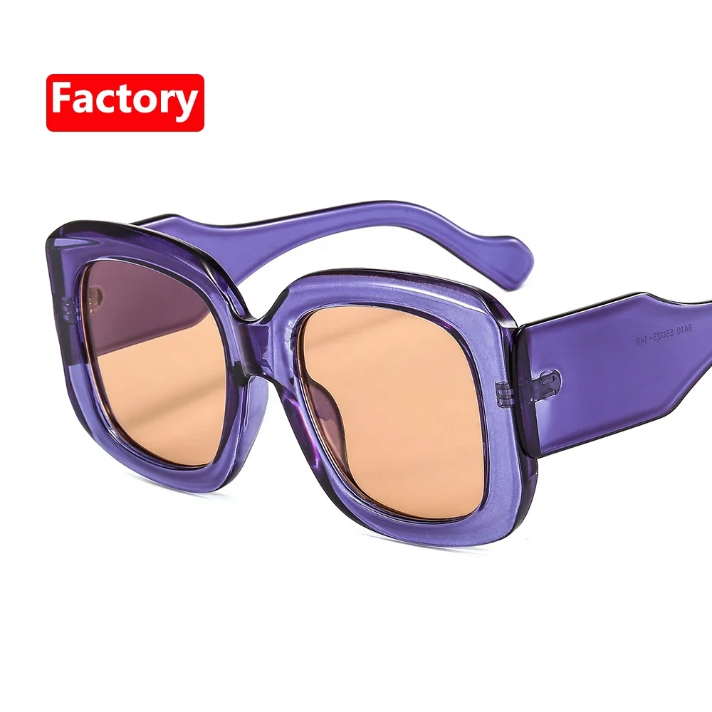 Big square sunglasses men luxury trendy sun glasses square frame plastic sunglasses for women uv400 oversized sunglasses women