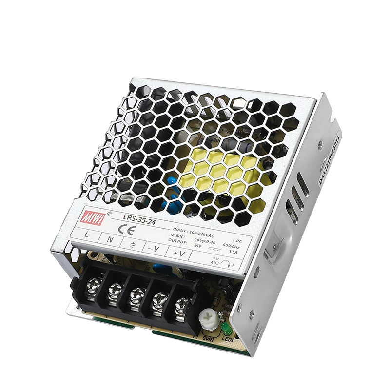 MIWI LRS-35-24 35w 24v Ультра тонкая модель преобразователь переменного тока в постоянный светодиодный импульсный источник питания светодиодного