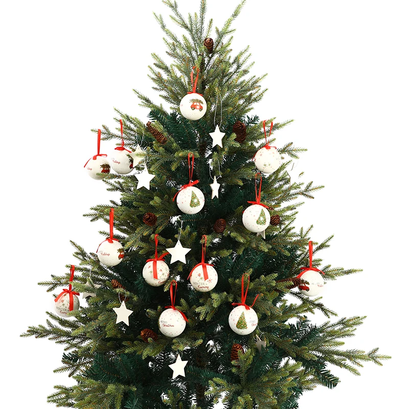Wholesale Custom Size/pattern Christmas Tree Decorations Balls Plastic Foam Christmas Ball