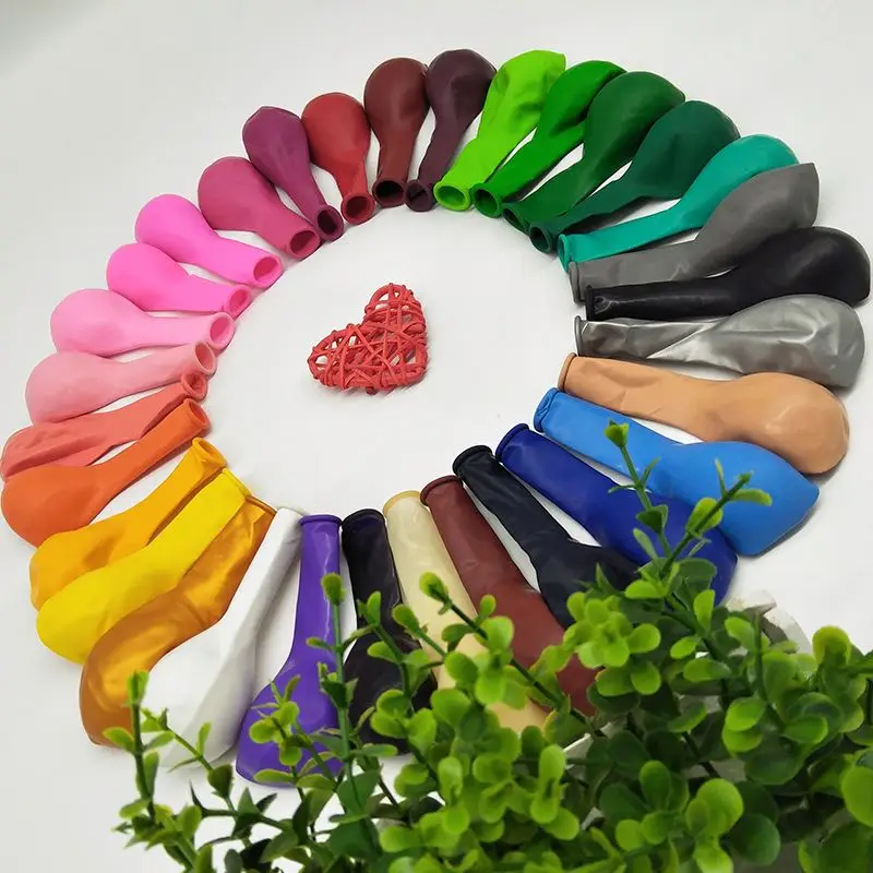 100Pcs birthday balloons 10inch 2.2g Latex Helium balloon Thickening Pearl party balloon Party Ball kid child toy wedding ballon