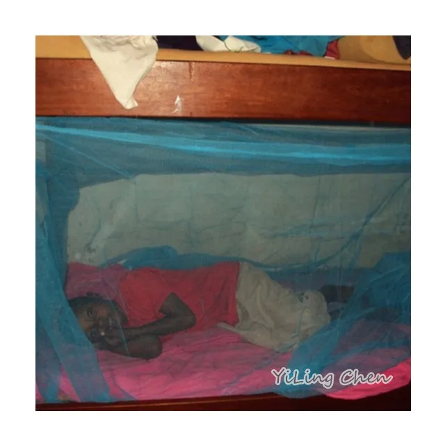 WHOPES одобренные инсектицидные обработанные школьные одноместные и двухъярусные прямоугольные противомоскитные сетки для детей и студентов двухъярусная кровать