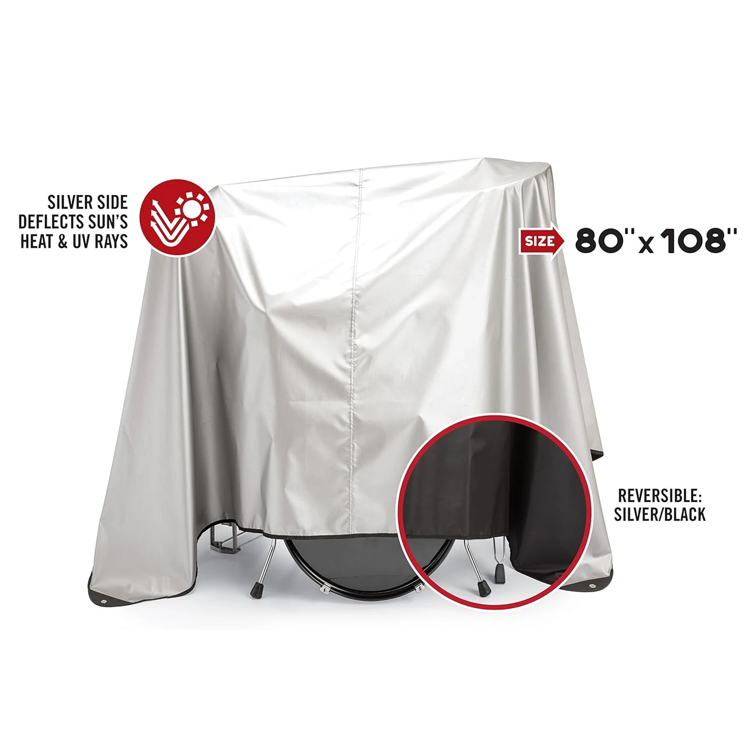 High Quality 420D Waterproof Drum Set Dust Cover Drum Accessories Custom Electric Drum Kit Cover for Outdoor Musical Instruments