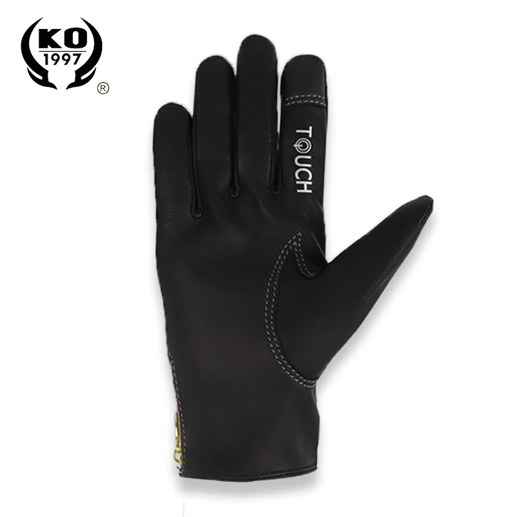 
KKOYING gloves Anti slip baby cow leather washable stylish custom warm men gloves 
